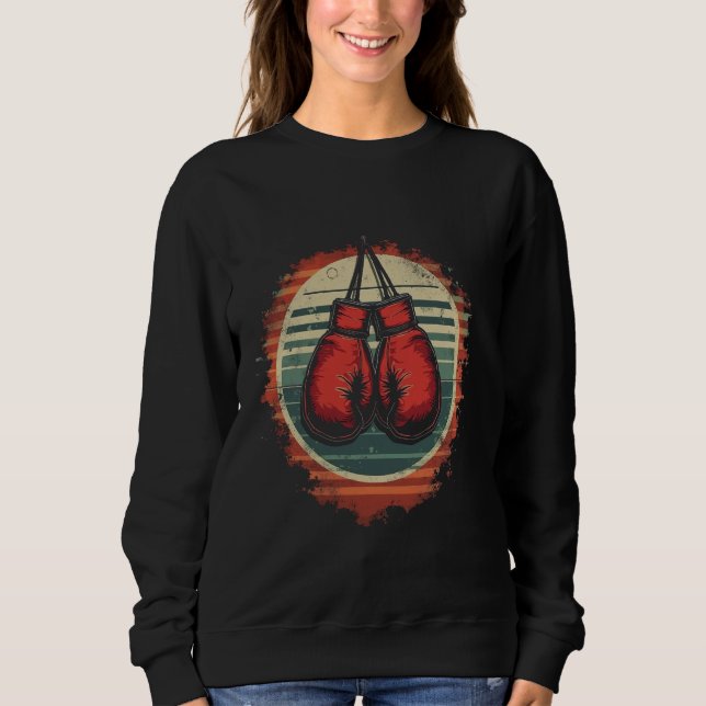 Sudadera Guantes de Boxeo Vintage (Anverso)