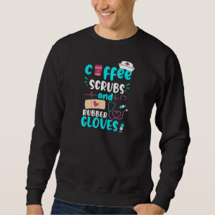 Sudadera Guantes de goma de Coffee Scrubs N Registradas