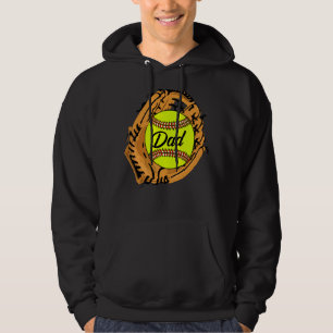 Sudadera Guantes De Softball Y Amor A Los Padres De Balas