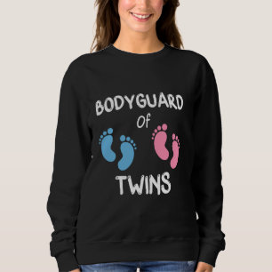 Sudadera Guardaespaldas de gemelos y hermanos Chicas para m
