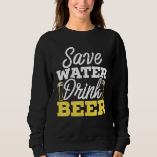 Sudadera Guardar cerveza de bebida por agua Bebiendo alcoho