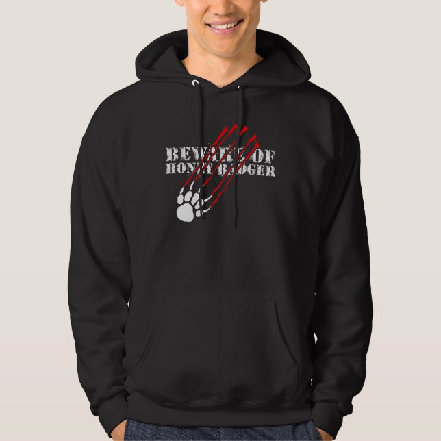 Sudadera Guárdese de tejón de miel (Anverso)
