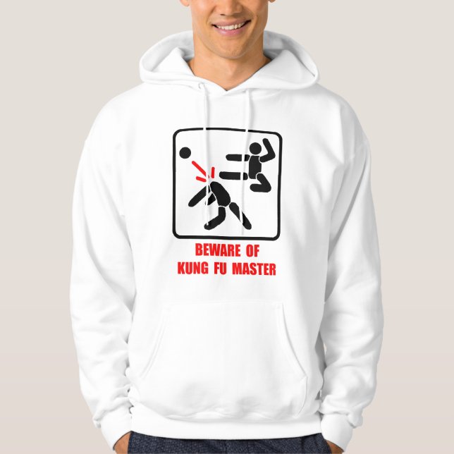 Sudadera Guárdese del amo de Kung Fu (Anverso)