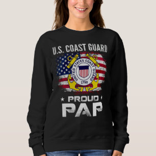 Sudadera Guardia Costera Estadounidense Orgullosa Papanicol