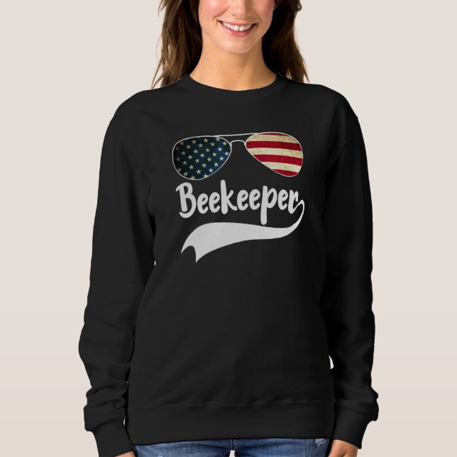 Sudadera Guardia De Abejas 4 De Julio Bandera Americana Gaf (Anverso)