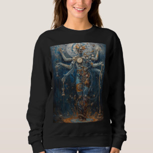 Sudadera Guardián Eterno del Tiempo Deidad Surrealista de R