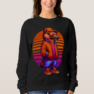 Sudadera Guay Aardvark Moderno Estilo Urbano Sunset Retro A