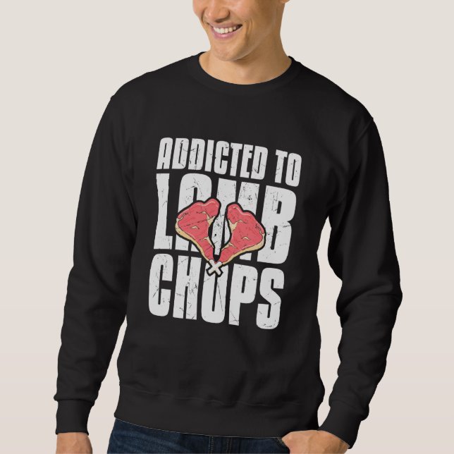 Sudadera Guay Adicto Al Cordero De Cordero Chop (Anverso)