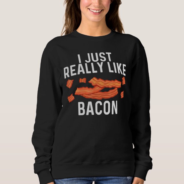 Sudadera Guay Bacon Art Para Hombres Mujeres Brotes De Cerd (Anverso)