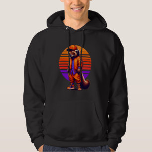 Sudadera Guay Binturong Estilo urbano moderno Sunset Retro 