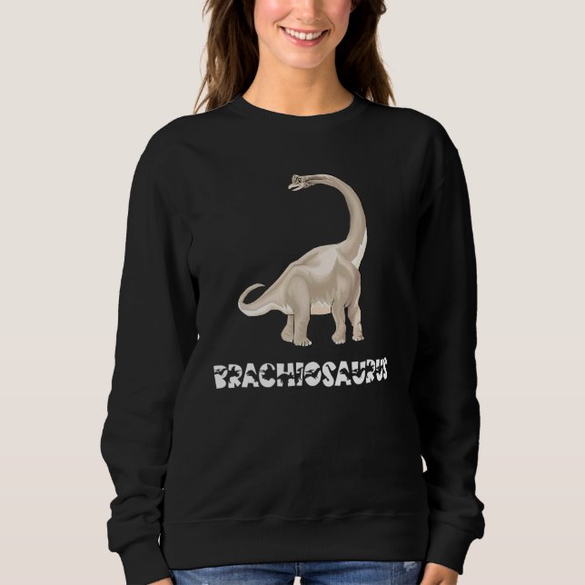 Sudadera Guay Brachiosaurus Dinosaur Dino Saurus Reptile He (Anverso)