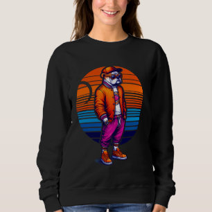 Sudadera Guay Bulldog Perro moderno estilo urbano Sunset Re