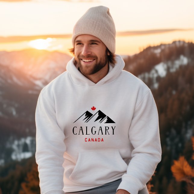 Sudadera Guay Calgary Canada Mountains Maple Leaf (Subido por el creador)