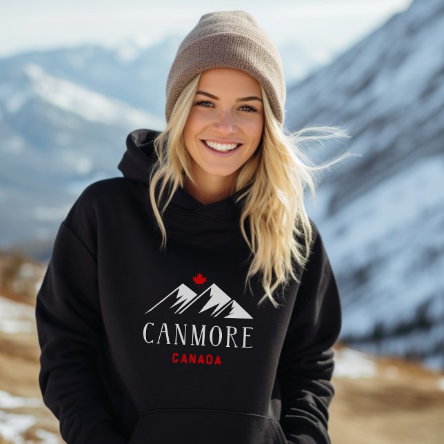 Sudadera Guay Canmore Canada Mountains Maple Leaf Dark (Subido por el creador)