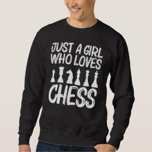 Sudadera Guay Chess Para Chicas Niños Cartel Estrategia De 