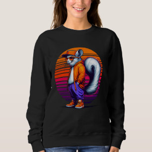 Sudadera Guay Chinchilla estilo urbano moderno Sunset Retro