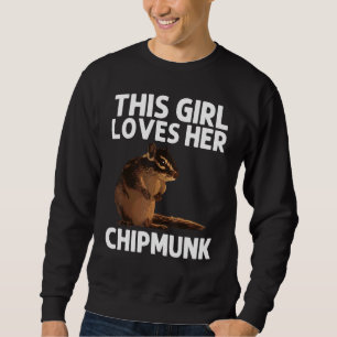 Sudadera Guay Chipmunk Para Chicas Niños Squirrel Whisperer