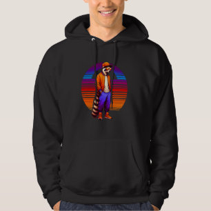 Sudadera Guay Coati Moderno Estilo Urbano Sunset Retro Art