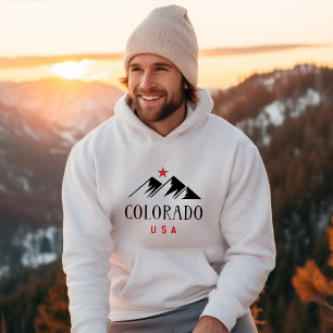 Sudadera Guay Colorado USA Mountains con color de luz de la