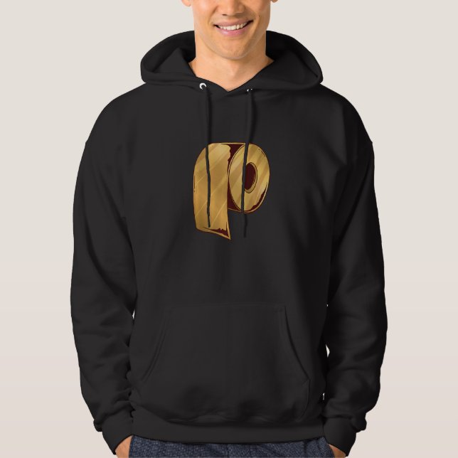 Sudadera Guay Con Un Rollo De Papel De Aseo De Oro (Anverso)