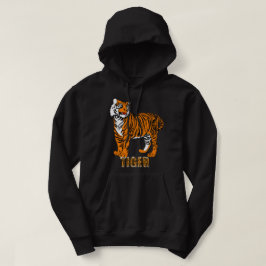 Sudadera Guay contrastan buen trabajo de ilustracion tigre 