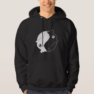 Sudadera Guay Corgi Yin Yang Paw Dog Corgi