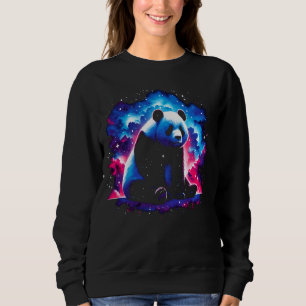 Sudadera Guay Cosmic Giant Panda Galaxy Graphic Space Art