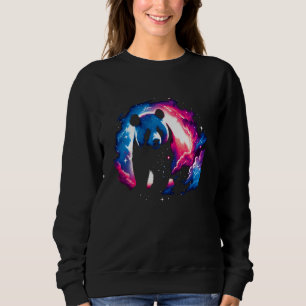 Sudadera Guay Cosmic Giant Panda Galaxy Graphic Space Art