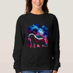 Sudadera Guay Cosmic Honey Badger Galaxy Graphic Space Art