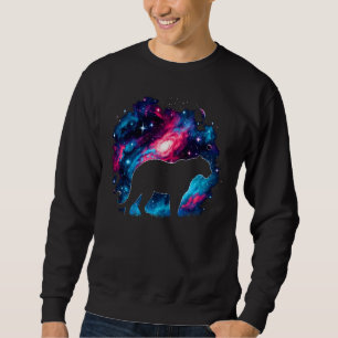 Sudadera Guay Cosmic Jaguar Galaxy Graphic Space Art
