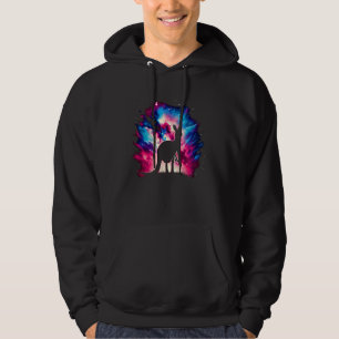 Sudadera Guay Cosmic Kangaroo Galaxy Graphic Space Art