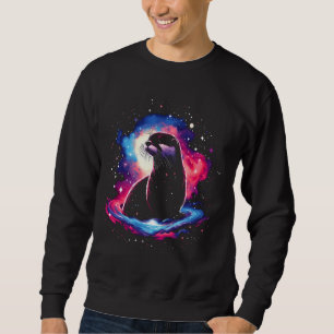 Sudadera Guay Cosmic Otter Galaxy Graphic Space Art