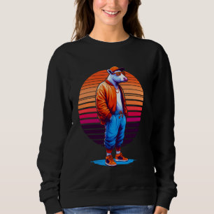 Sudadera Guay Cow Moderno Urban Style Sunset Retro Art
