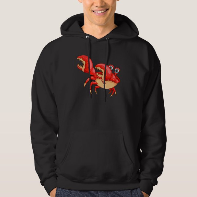Sudadera Guay Dabbing Crab Funny Dancer Sea Creatividad (Anverso)