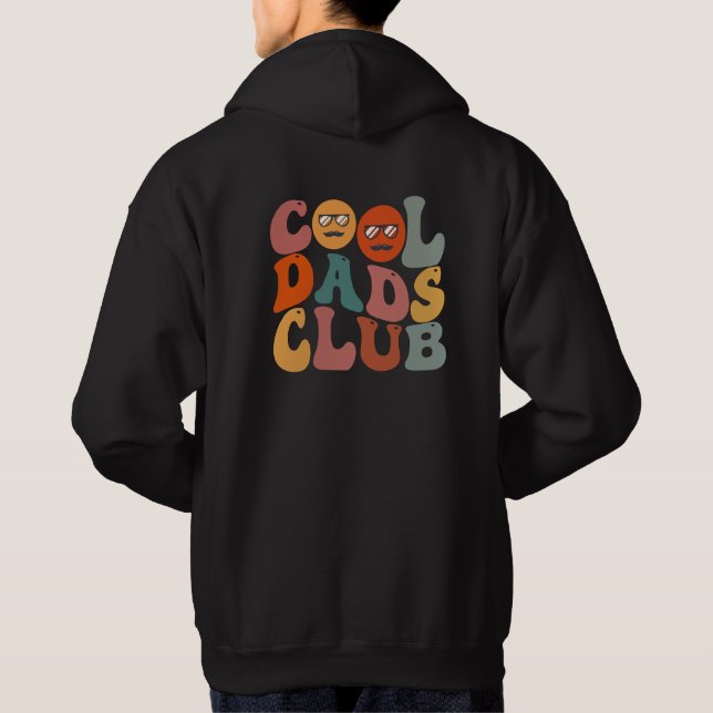 Sudadera Guay Dads Club Dad Día del Padre Retro Groovy (Reverso)