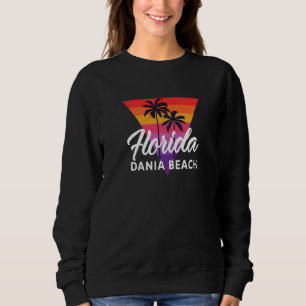 Sudadera Guay Dania Beach Fl Retro Tema Dania Beach Fan 6