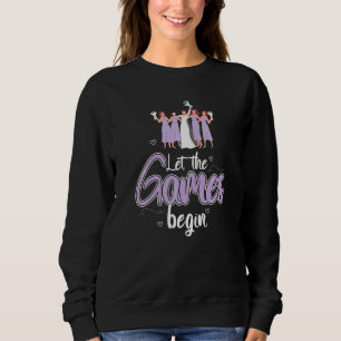 Sudadera Guay deja que los juegos empiecen parejas de novia