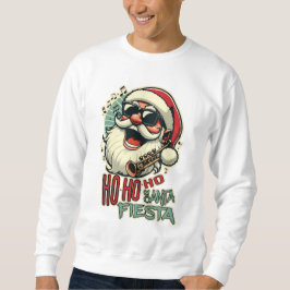 Sudadera Guay divertido Santa Claus con gafas de sol - Ho-h