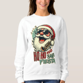 Sudadera Guay divertido Santa Claus con gafas de sol - Ho-h