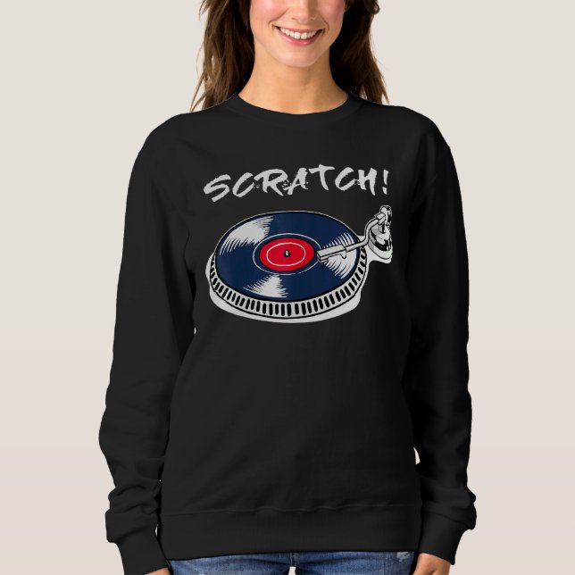 Sudadera Guay Dj Deejay Scratch Mc Disco Hip Hop Music Beat (Anverso)