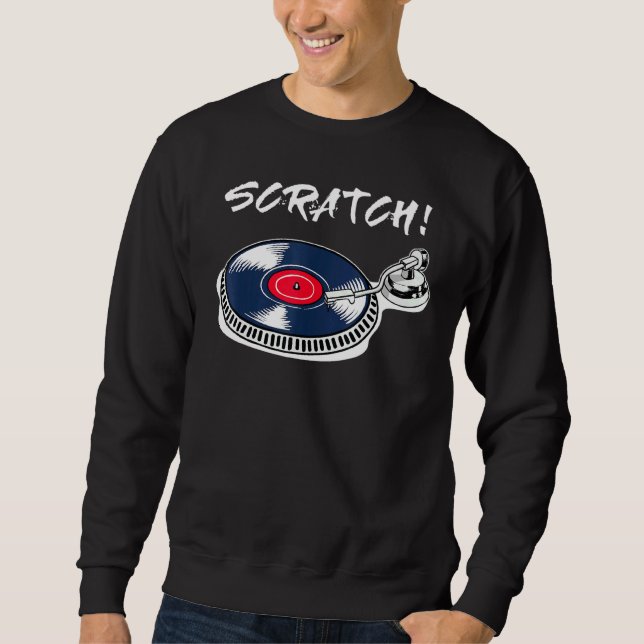 Sudadera Guay Dj Deejay Scratch Mc Disco Hip Hop Music Beat (Anverso)