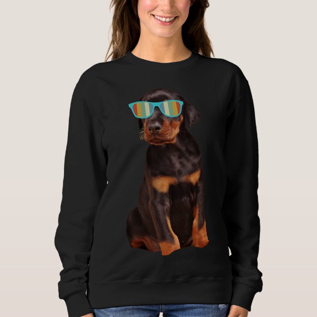 Sudadera Guay Doberman Puppy (Anverso)