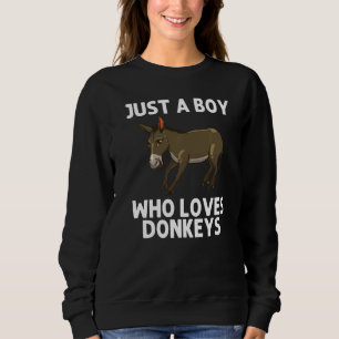 Sudadera Guay Donkey Para Niños Mule Donkey Safari Anim