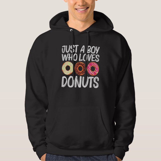 Sudadera Guay Donut Art Para Niños Chocolat Con Azúcar Vidr (Anverso)