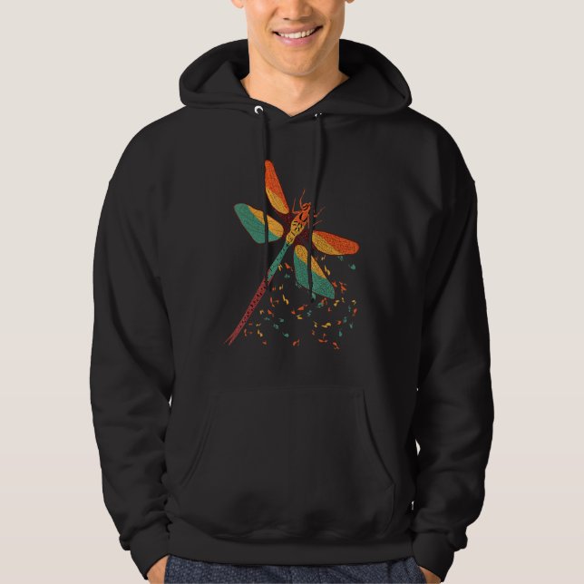 Sudadera Guay Dragonfly Para Hombres Mujeres Inspira Dragon (Anverso)
