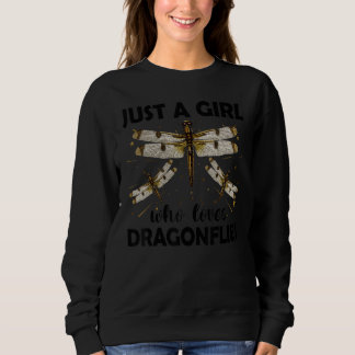 Sudadera Guay Dragonfly Para Mujeres Chicas Inspira Dragonf