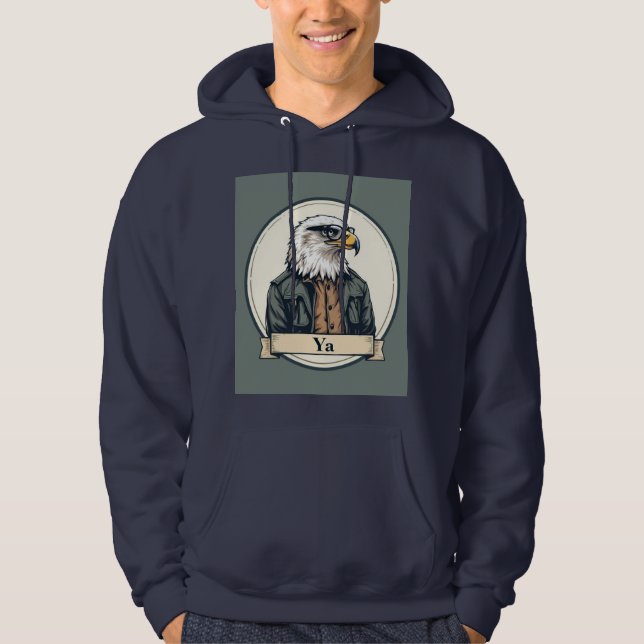 Sudadera "Guay Eagle Graphic Hoodie - Estilo de la ropa de  (Anverso)