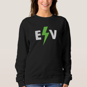 Sudadera Guay EV Vehículo Eléctrico, EV Life, Funny Electri
