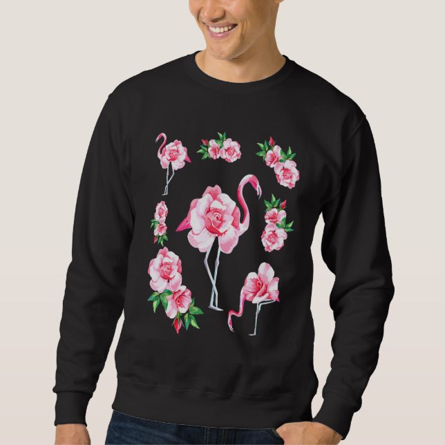 Sudadera Guay Floral verano Novedad de flamencos rosados Gr (Anverso)