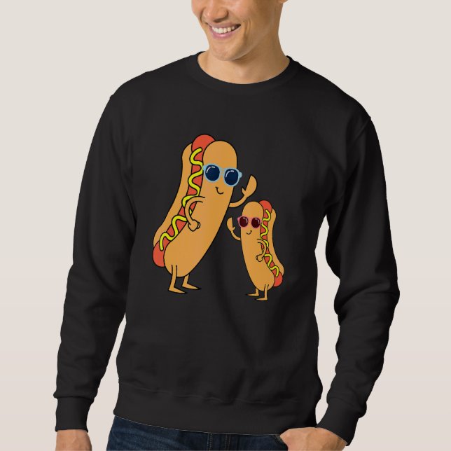 Sudadera Guay Franks Sausages Weiner Fast Food Gafas de sol (Anverso)